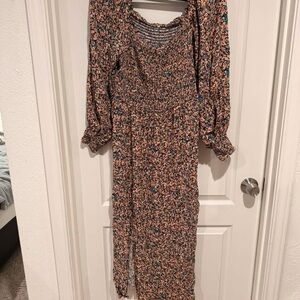 Floral Long Sleeve Dress